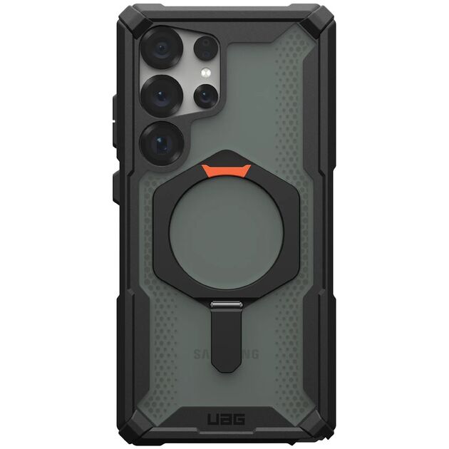 Чохол UAG для Samsung Galaxy S25 Ultra, Plasma XTE with Magnet, Black/Orange, фото  | SNABZHENIE.com.ua