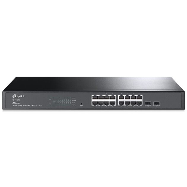 Комутатор TP-LINK TL-SG2218 16x1GE, 2xSFP, WebSmart, фото  | SNABZHENIE.com.ua