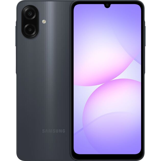Смартфон Samsung Galaxy A07 (A075) 6.7" 4/128ГБ, 2SIM, 5000мА•год, чорний, фото  | SNABZHENIE.com.ua