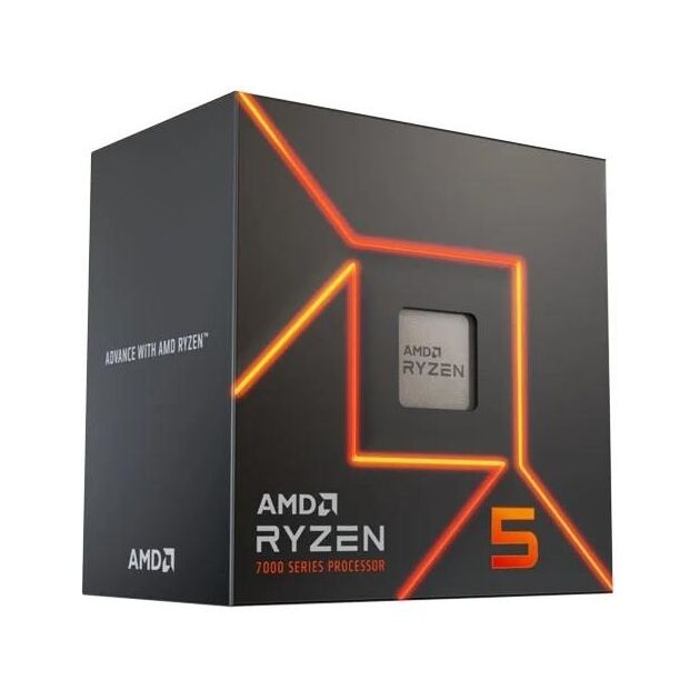Центральний процесор AMD Ryzen 5 7400 6C/12T 3.3/4.3GHz Boost 16Mb Radeon Graphics AM5 65W Wraith Stealth cooler Box, фото  | SNABZHENIE.com.ua