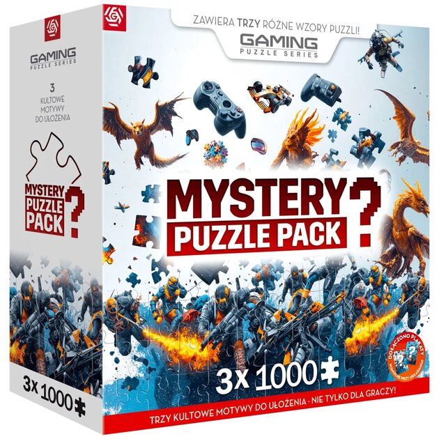 Пазл GoodLoot Mystery Puzzle Pack V1 3x1000 ел., фото  | SNABZHENIE.com.ua