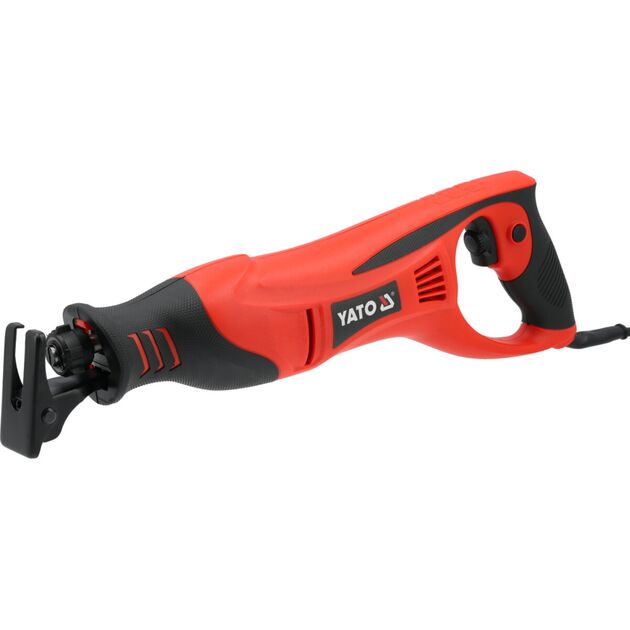 Пила шаблева мережева YATO : P= 710 Вт, 0-3000 об./хв, глиб. різу: 150 мм (дер), 10 мм (мет) [5], фото  | SNABZHENIE.com.ua