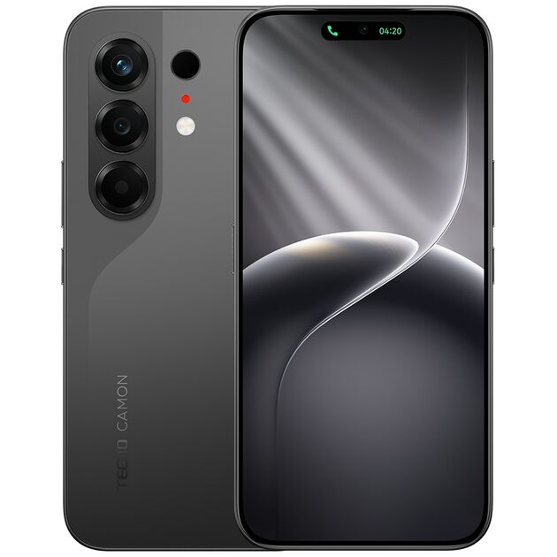 Смартфон TECNO Camon 50 (CN5) 6.78" 8/256ГБ, 2SIM, 6500мА•год, Moonshadow Black, фото  | SNABZHENIE.com.ua