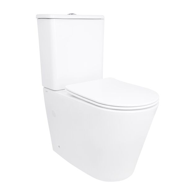 Унитаз напольный Qtap Arvin Ultra Quiet 630×350×795 мм с сиденьем Soft-close, White QTARV27W49259, фото  | SNABZHENIE.com.ua