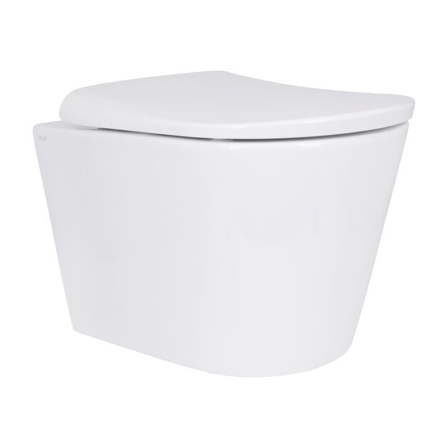 Унитаз подвесной Qtap Scorpio ML Ultra Quiet 490×365×325 мм, с сиденьем Soft-close MagLock, White QTSCOML26W49622, фото  | SNABZHENIE.com.ua