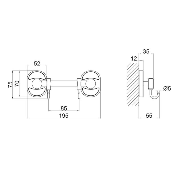Крючок Lidz 114.08.02, фото , изображение 2 | SNABZHENIE.com.ua