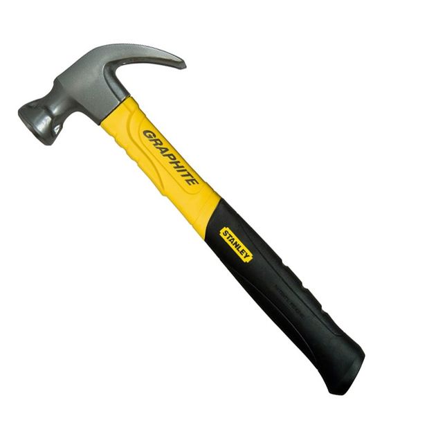 Молоток-гвоздодер Graphite Curve Claw, 350 мм, 450 г, STANLEY, фото  | SNABZHENIE.com.ua