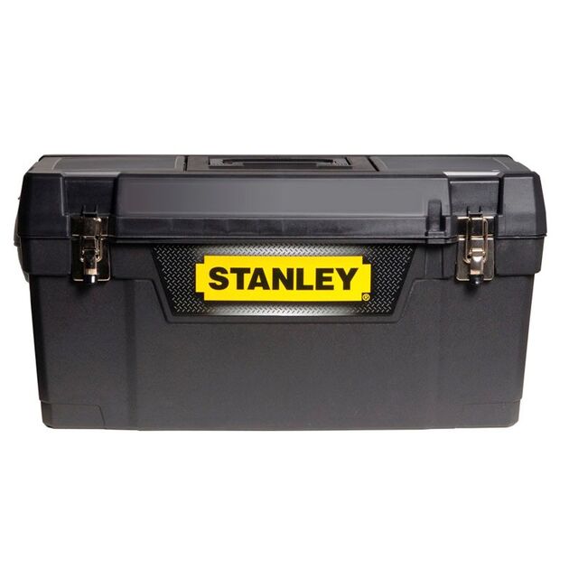 Пластмассовый ящик для инструмента с замками STANLEY 400x209x183 мм, фото  | SNABZHENIE.com.ua