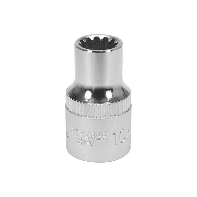Головка торцевая Spline YATO 1/2" M10, длина 38 мм (YT-14822), фото  | SNABZHENIE.com.ua