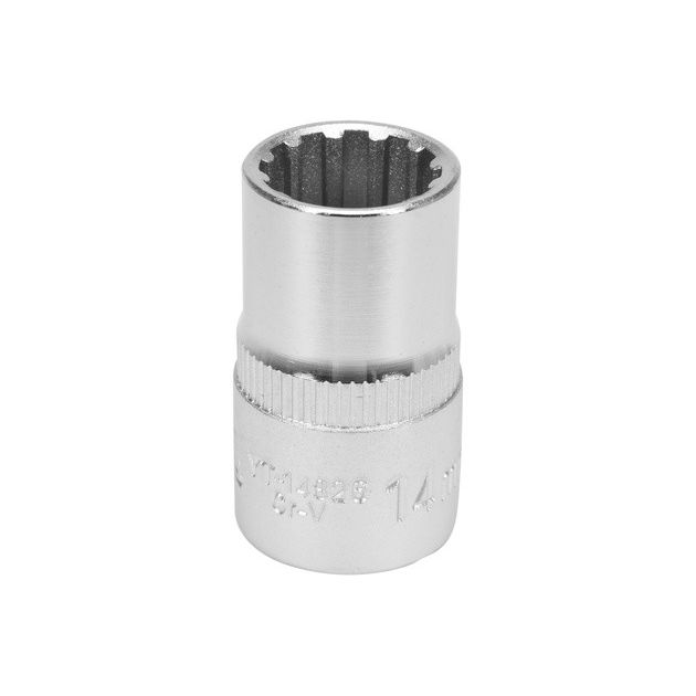 Головка торцевая Spline YATO 1/2", M14, l=38 мм (YT-14826), фото  | SNABZHENIE.com.ua