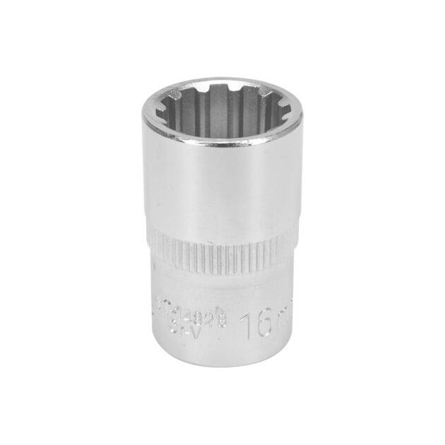 Головка торцевая Spline YATO 1/2" M16 38 мм (YT-14828), фото  | SNABZHENIE.com.ua
