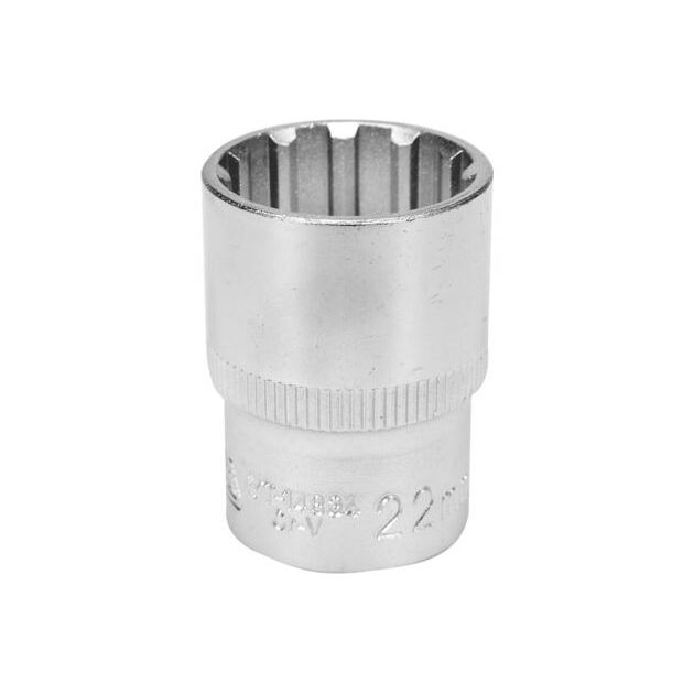 Головка торцева Spline YATO квадрат 1/2, M22, l = 38 мм (YT-14834), фото  | SNABZHENIE.com.ua