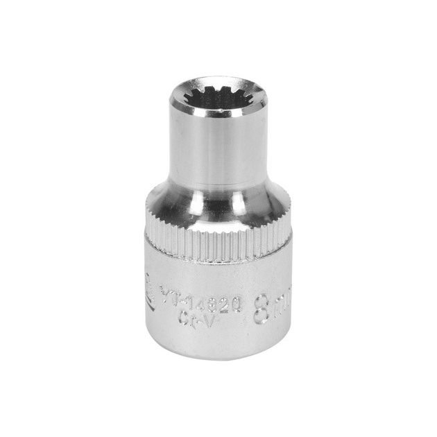 Головка торцевая Spline YATO 1/2", M8, 38 мм (YT-14820), фото  | SNABZHENIE.com.ua