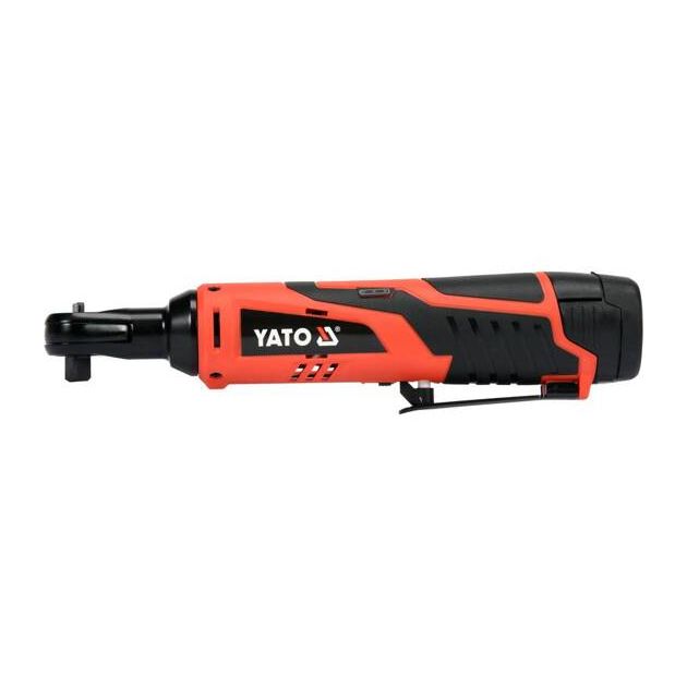 Ударная аккумуляторная трещотка YATO 3/8, 45 Нм + 4 головки (YT-82902), фото  | SNABZHENIE.com.ua