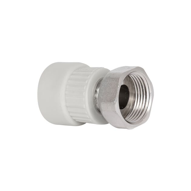 Муфта PPR с накидной гайкой Blue Ocean 32х1" ВР с латунным штоком, фото  | SNABZHENIE.com.ua