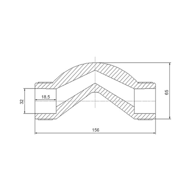 Обвод короткий PPR Blue Ocean 32, фото , изображение 2 | SNABZHENIE.com.ua