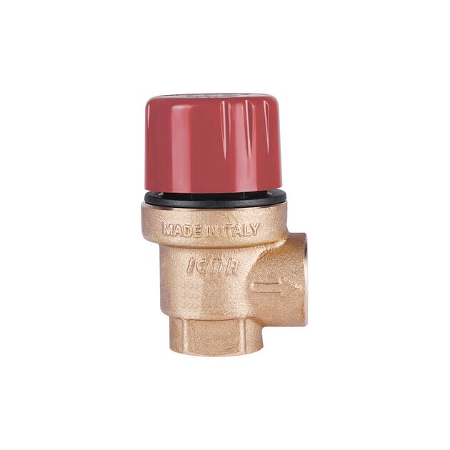 Запобіжний клапан Icma 1/2 ВР 2 бар №241, фото , зображення 3 | SNABZHENIE.com.ua