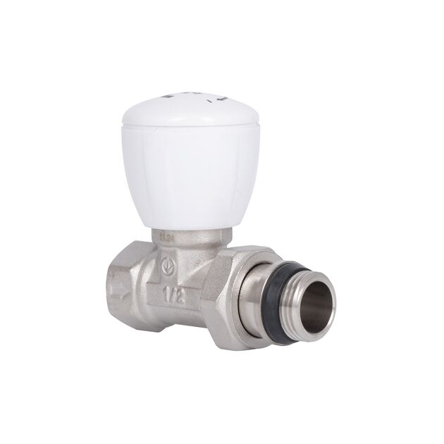 Кран радиаторный SD Forte Powerful 1/2" ВН с антипротечкой прямой SF230W15 SF230W15, фото , изображение 3 | SNABZHENIE.com.ua