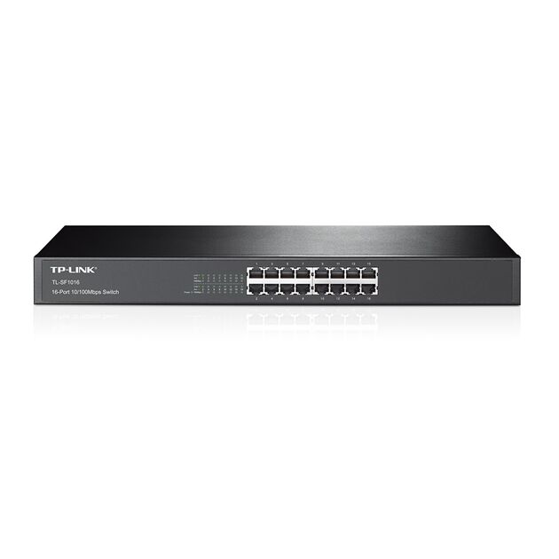Комутатор TP-LINK TL-SF1016 16xFE, Некерований, фото , зображення 2 | SNABZHENIE.com.ua