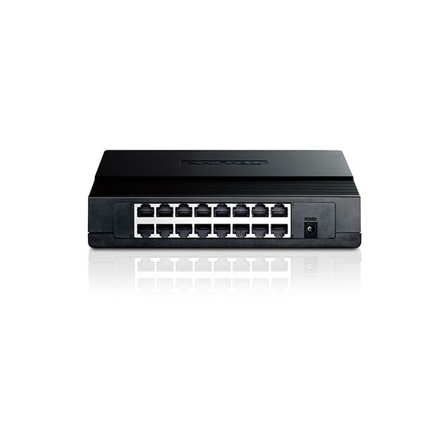 Комутатор TP-LINK TL-SF1016D 16xFE, Некерований, фото , зображення 3 | SNABZHENIE.com.ua