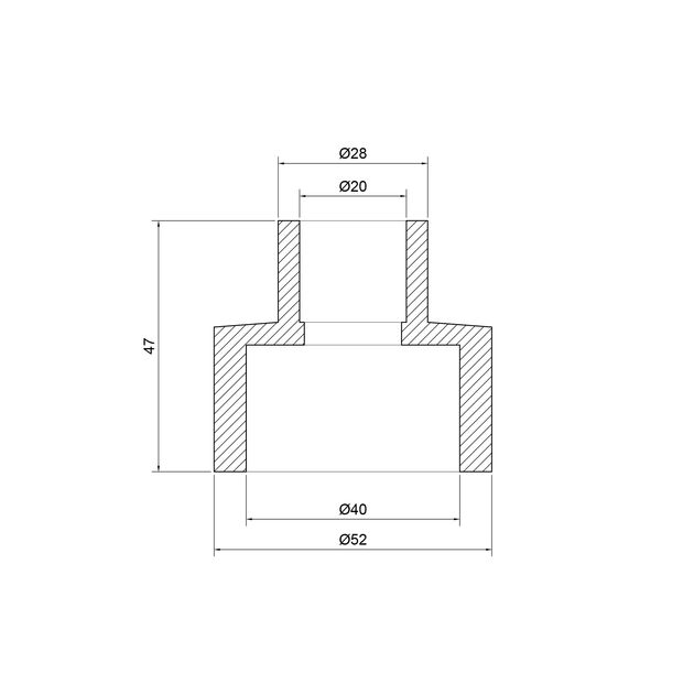 Муфта PPR Thermo Alliance 40х20, фото , зображення 2 | SNABZHENIE.com.ua