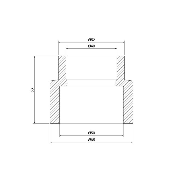 Муфта PPR Thermo Alliance 50х40, фото , изображение 2 | SNABZHENIE.com.ua