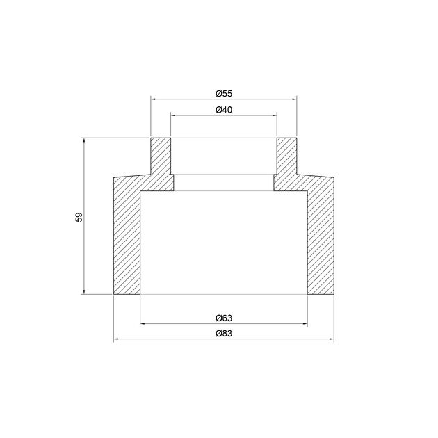 Муфта PPR Thermo Alliance 63х40, фото , изображение 2 | SNABZHENIE.com.ua