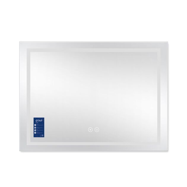 Зеркало Qtap Mideya 800х600 (DC-F904) з LED-підсвіткою та антизапотіванням QT2078F904W, фото , зображення 3 | SNABZHENIE.com.ua
