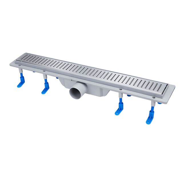 Трап Qtap Dry FB304-600 с сухим затвором и решеткой 600х73, фото  | SNABZHENIE.com.ua