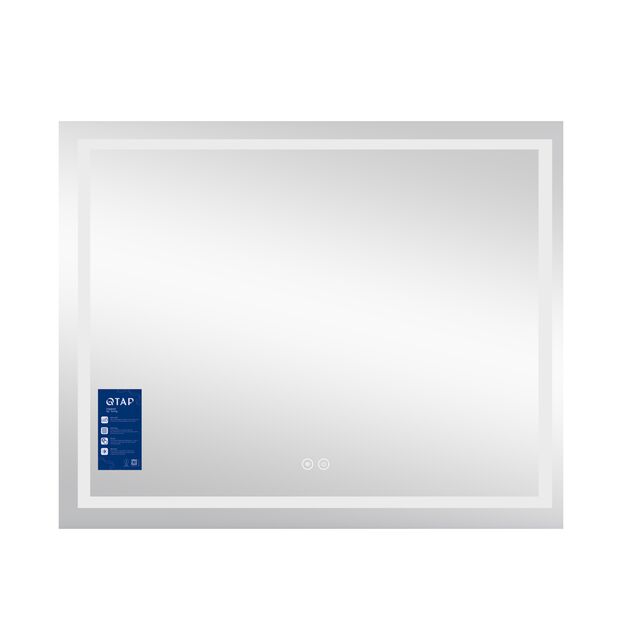 Зеркало Qtap Mideya 1000x800 (DC-F614) з LED-підсвіткою та антизапотіванням QT2078F614W, фото , зображення 3 | SNABZHENIE.com.ua