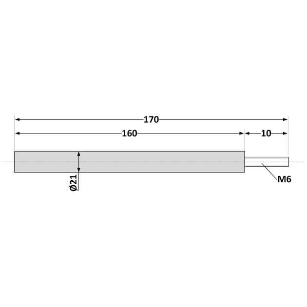 Анод магниевый 21х160 для водонагревателя Thermo Alliance, фото , изображение 2 | SNABZHENIE.com.ua
