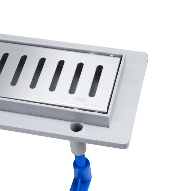 Трап Qtap Dry FA304-700 лінійний з сухим затвором і нержавіючою решіткою 700х73, фото , зображення 3 | SNABZHENIE.com.ua