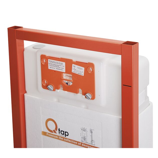 Набор инсталляция 4 в 1 Qtap Nest ST с круглой панелью QT0133M425V1163GB, фото , изображение 3 | SNABZHENIE.com.ua