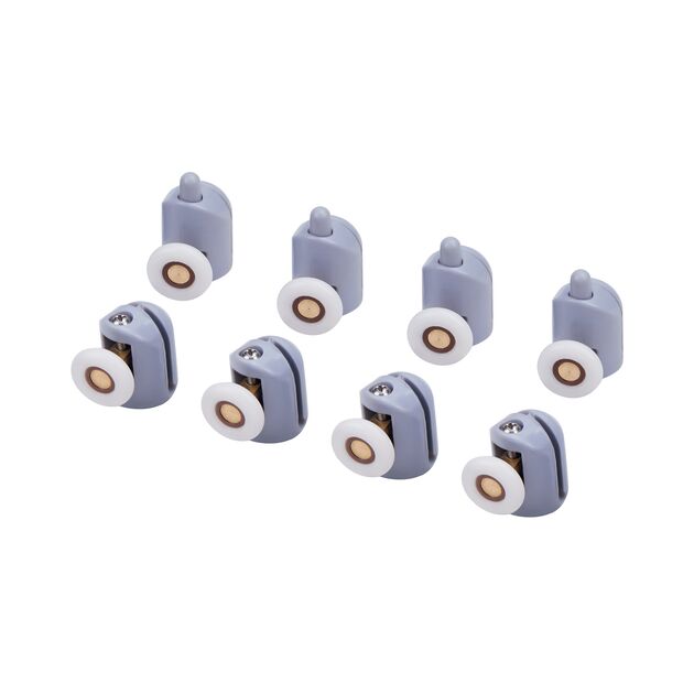 Комплект одинарних роликів Lidz Rolki SAT.SINGLE.23.4 для скла 4 мм, фото  | SNABZHENIE.com.ua