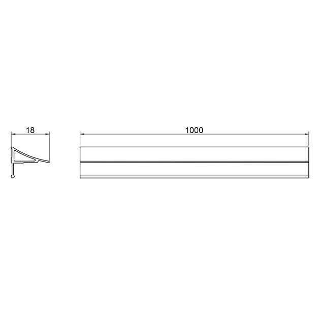 Декоративна планка для піддона та ванни Qtap Water cover WHI60101803, фото , зображення 2 | SNABZHENIE.com.ua