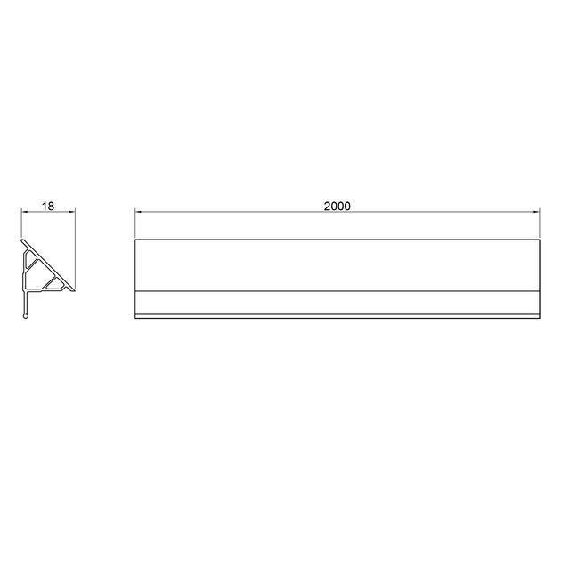 Декоративна планка для піддона та ванни Qtap Water cover WHI60201802, фото , зображення 2 | SNABZHENIE.com.ua