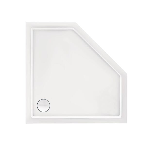 Душевой поддон Qtap Diamond 100x100x12 см с сифоном, фото , изображение 3 | SNABZHENIE.com.ua