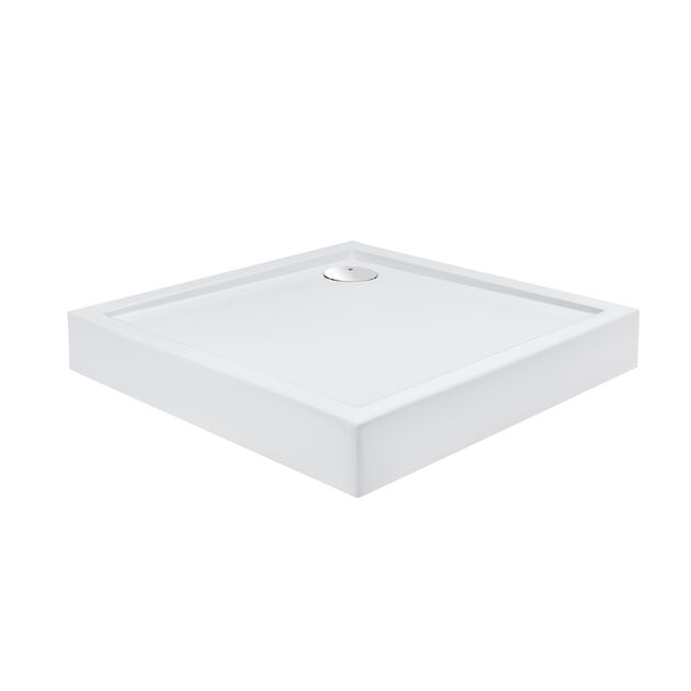 Набір Qtap душова кабіна Capricorn CRM1011SC6 Clear 2020x1000x1000 мм + піддон Tern 301112 100x100x12 см з сифоном, фото , зображення 3 | SNABZHENIE.com.ua