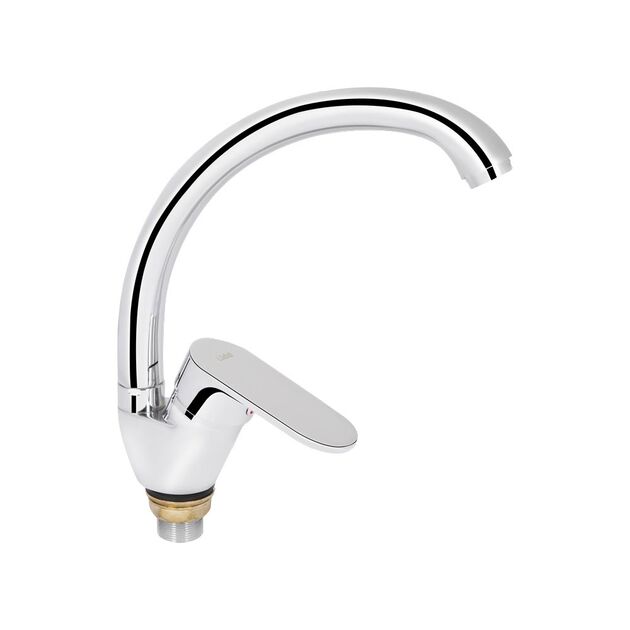 Смеситель для кухни Lidz Tani 008F хромированный, фото  | SNABZHENIE.com.ua