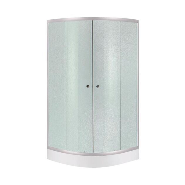 Душевая кабина Lidz Latwa SC80x80.SAT.LOW.FR + поддон KAPIELKA 80x80x15, фото  | SNABZHENIE.com.ua