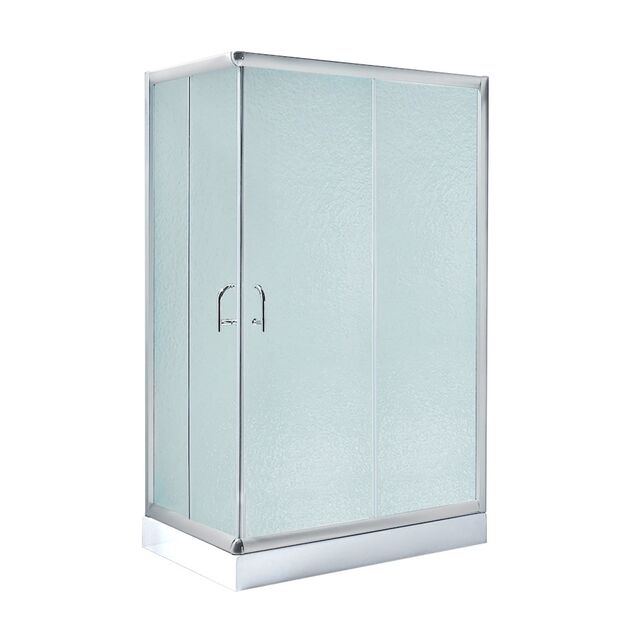 Душова кабіна Lidz Wawel SC120x80.SAT.LOW.FR, скло Frost 5 мм + Душовий піддон Lidz KAPIELKA ST120x80х14, фото  | SNABZHENIE.com.ua