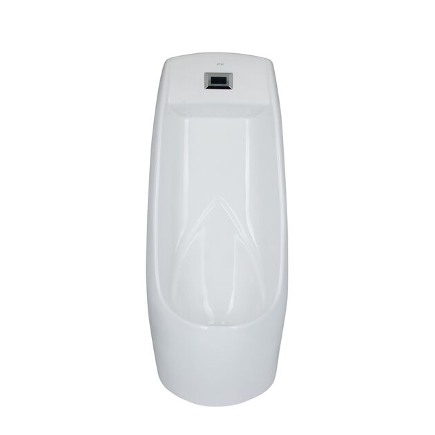 Писсуар підлоговий Qtap Scorpio з ІК-датчиком автоматичного зливу 430х370х990 White QT1488101HW, фото , зображення 3 | SNABZHENIE.com.ua
