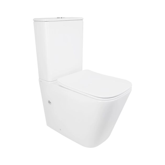 Унитаз Qtap Tern Ultra Quiet безободковый с сиденьем Soft-Close, фото  | SNABZHENIE.com.ua