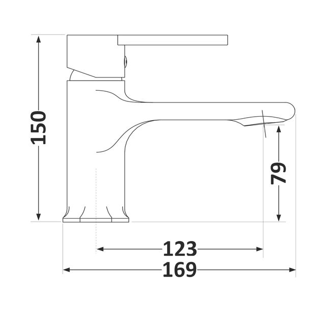 Смеситель для раковины Qtap Taurus QTTAU270CRM45659 Chrome, фото , зображення 2 | SNABZHENIE.com.ua
