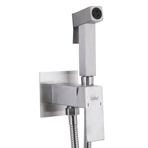 Набор для гигиенического душа Lidz Kubis 111 Nickel LDKUB111NKS46106 прямоугольный, фото , зображення 3 | SNABZHENIE.com.ua