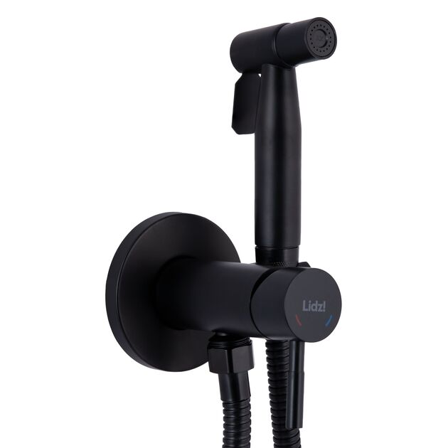 Набор для гигиенического душа Lidz Aria 111 Black, фото , изображение 3 | SNABZHENIE.com.ua