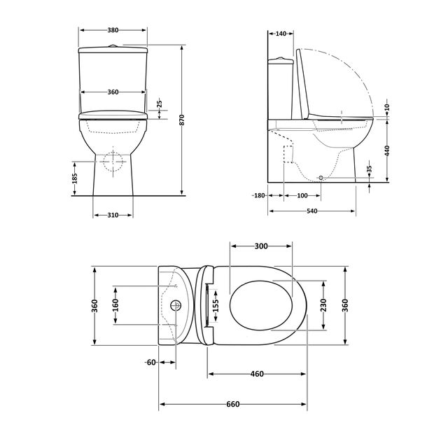 Унитаз Qtap Robin New Ultra Quiet безободковый Soft-Close WHITE, фото , изображение 2 | SNABZHENIE.com.ua