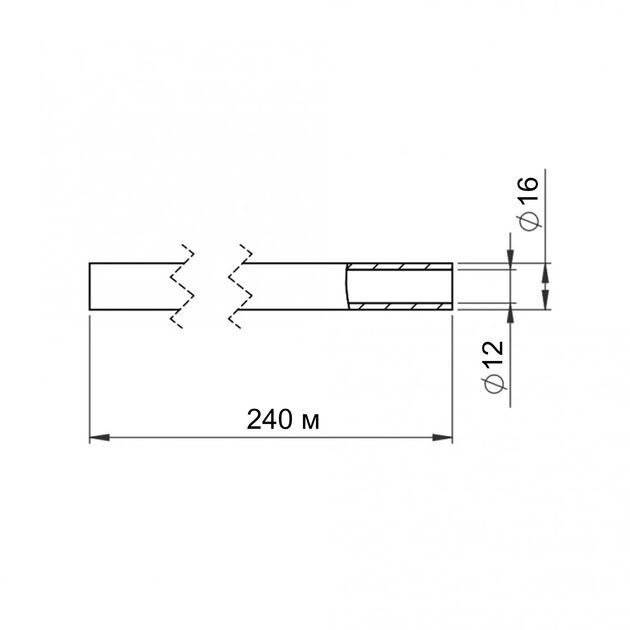 Труба для тёплого пола Thermo Alliance из сшитого полиэтилена PEX-a EVOH 16x2.0 мм (240 м) TAS00316240, фото , изображение 2 | SNABZHENIE.com.ua