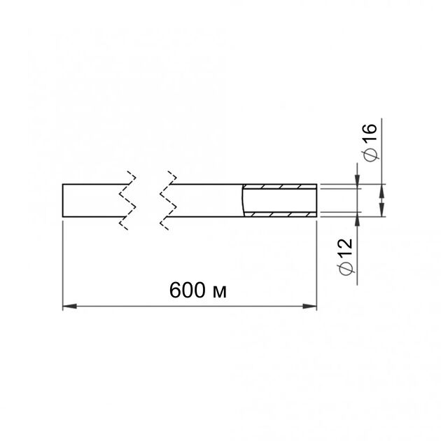 Труба для тёплого пола Thermo Alliance из сшитого полиэтилена PEX-a EVOH 16x2.0 мм (600 м) TAS00316600, фото , зображення 2 | SNABZHENIE.com.ua