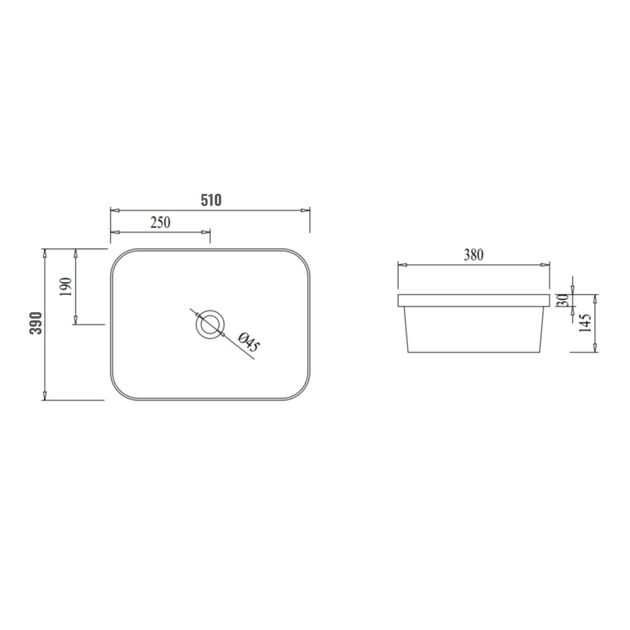 Раковина Qtap Scorpio 500х380х145, белая, модель QT1411K490WN, фото , изображение 2 | SNABZHENIE.com.ua